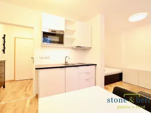Pronájem bytu 1+kk, Praha - Vysočany, U Lidového domu, 22 m2
