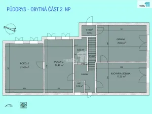 Prodej chalupy, Jilem, 95 m2
