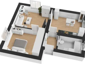 Prodej bytu 2+1, Praha - Krč, Bystřická, 50 m2