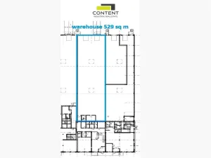 Pronájem skladu, Praha - Zličín, Na Radosti, 529 m2