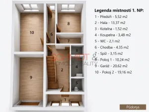 Prodej rodinného domu, Hustopeče, L. Svobody, 206 m2