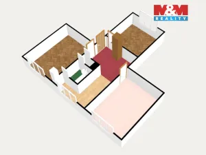 Prodej bytu 3+1, Chodov, Tovární, 65 m2