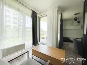Pronájem bytu 1+kk, Praha - Hlubočepy, náměstí Olgy Scheinpflugové, 49 m2