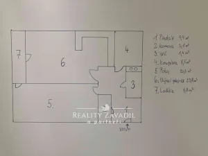 Pronájem bytu 2+kk, Praha - Stodůlky, Raichlova, 63 m2