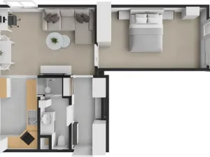 Prodej bytu 2+1, Mělník, Studentská, 54 m2