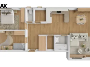 Pronájem bytu 3+kk, Hradec Králové - Nový Hradec Králové, Na Občinách, 74 m2