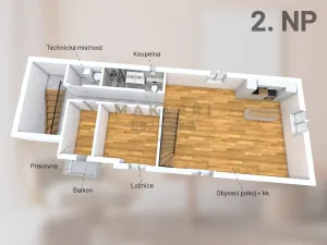 Prodej bytu 3+kk, Praha, Elišky Přemyslovny, 110 m2