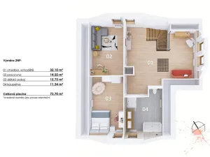 Prodej rodinného domu, Pyšely - Zaječice, Pod Chytárnou, 148 m2