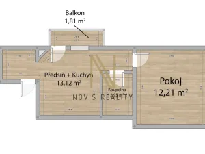 Pronájem bytu 1+1, Plzeň - Jižní Předměstí, Klatovská třída, 30 m2