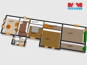 Prodej chalupy, Zruč nad Sázavou - Dubina, 71 m2