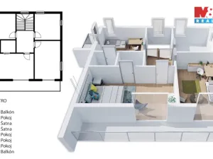 Prodej rodinného domu, Veleň, Na Kocandě, 134 m2