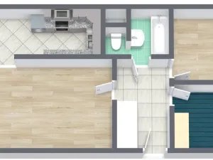 Pronájem bytu 3+kk, Praha - Černý Most, Vašátkova, 70 m2