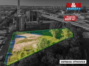 Pronájem komerčního pozemku, Ostrava, Výstavní, 6029 m2