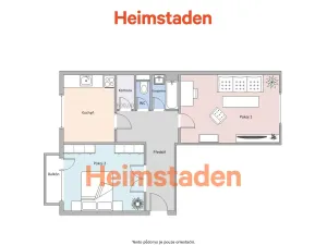 Pronájem bytu 2+1, Havířov - Město, Národní třída, 57 m2