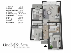 Prodej rodinného domu, Buštěhrad, Vrbová, 95 m2