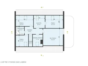 Prodej rodinného domu, Vysoká nad Labem, 280 m2