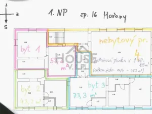 Prodej obchodního prostoru, Hořany, 452 m2