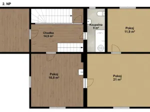 Prodej rodinného domu, Velké Kunětice, 166 m2