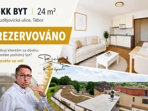 Prodej bytu 1+kk, Tábor, Budějovická, 24 m2