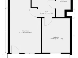 Pronájem bytu 2+kk, Praha - Hloubětín, Waltariho, 52 m2