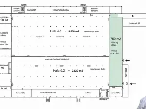 Pronájem skladu, Písek - Budějovické Předměstí, U Vodárny, 750 m2