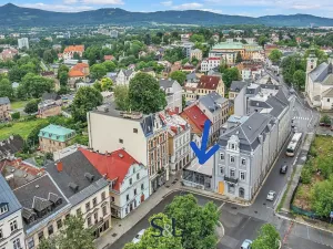 Pronájem obchodního prostoru, Liberec, nám. Sokolovské, 214 m2
