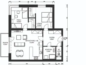 Prodej bytu 3+kk, Ústí nad Orlicí, Kladská, 82 m2