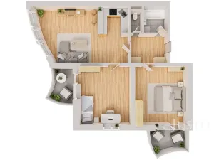 Prodej bytu 3+kk, Třeboň - Třeboň II, U Francouzů, 78 m2