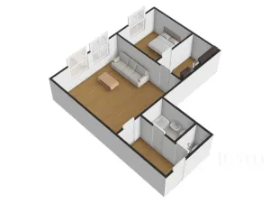 Pronájem bytu 2+kk, Praha, Americká, 46 m2