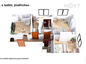 Prodej bytu 3+1, Jindřichov, 69 m2