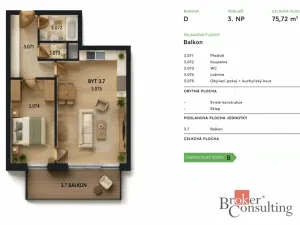 Pronájem bytu 2+kk, Plzeň - Jižní Předměstí, Měděná, 62 m2