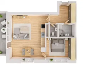 Prodej bytu 2+kk, Hořice, 59 m2
