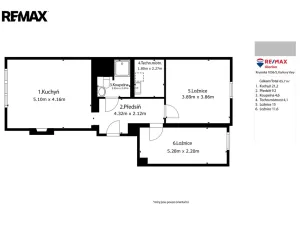 Prodej bytu 3+kk, Karlovy Vary, nábřeží Jana Palacha, 63 m2