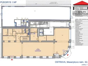 Pronájem obchodního prostoru, Ostrava, Masarykovo náměstí, 331 m2