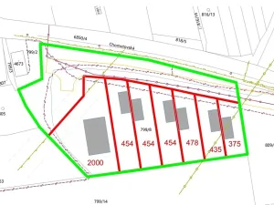 Prodej pozemku pro bydlení, Žatec, Chomutovská, 6565 m2
