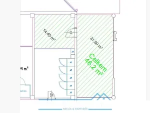 Pronájem obchodního prostoru, Chvalovice - Hatě, 46 m2