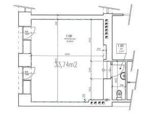 Prodej obchodního prostoru, Praha - Nusle, 34 m2