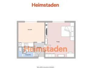 Pronájem bytu 1+1, Karviná - Hranice, Slovenská, 26 m2