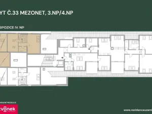 Prodej atypického bytu, Vsetín, Horní náměstí, 103 m2
