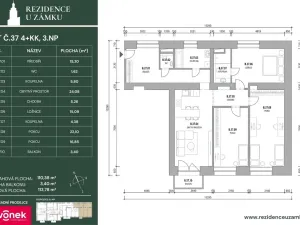 Prodej bytu 4+kk, Vsetín, Horní náměstí, 118 m2
