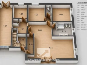 Prodej rodinného domu, Roztoky, 410 m2