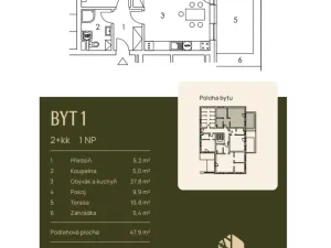 Prodej bytu 1+kk, Lenora - Zátoň, 29 m2