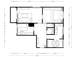 Prodej bytu 3+1, Písek - Hradiště, Ke Střelnici, 78 m2