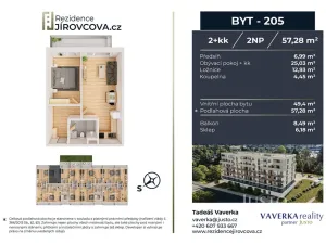 Prodej bytu 2+kk, České Budějovice, Jírovcova, 57 m2