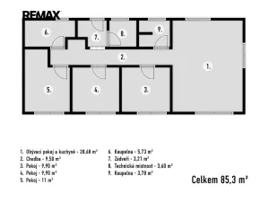 Prodej rodinného domu, Tišice, Ke křížku, 85 m2