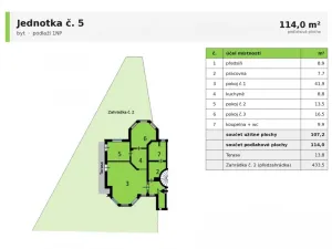 Prodej bytu 3+1, Buštěhrad, Topolová, 107 m2