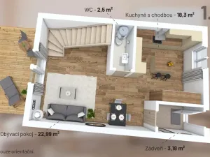 Prodej rodinného domu, Květnice, Slunečnicová, 93 m2