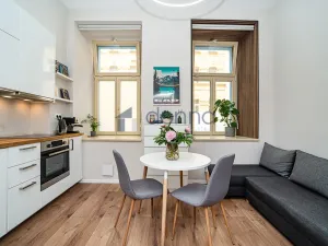 Pronájem bytu 1+kk, Praha, Přibyslavská, 26 m2