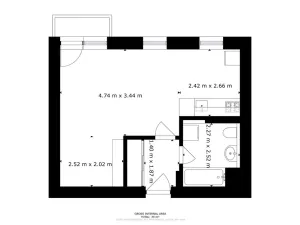 Pronájem bytu 1+kk, Praha - Strašnice, Janýrova, 37 m2