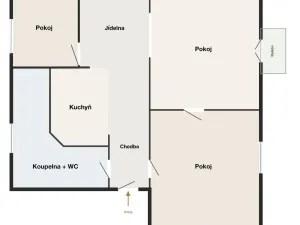 Prodej bytu 3+1, Mníšek pod Brdy, 5. května, 55 m2